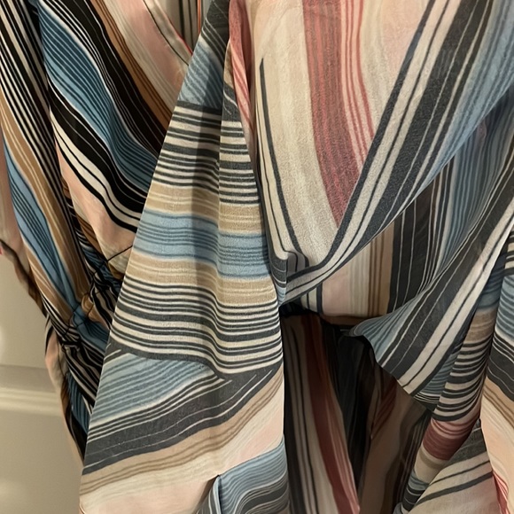 Coastal Blue Multi-color vertical stripes Cover-up. Size S (4-6). NWT! - Picture 8 of 9